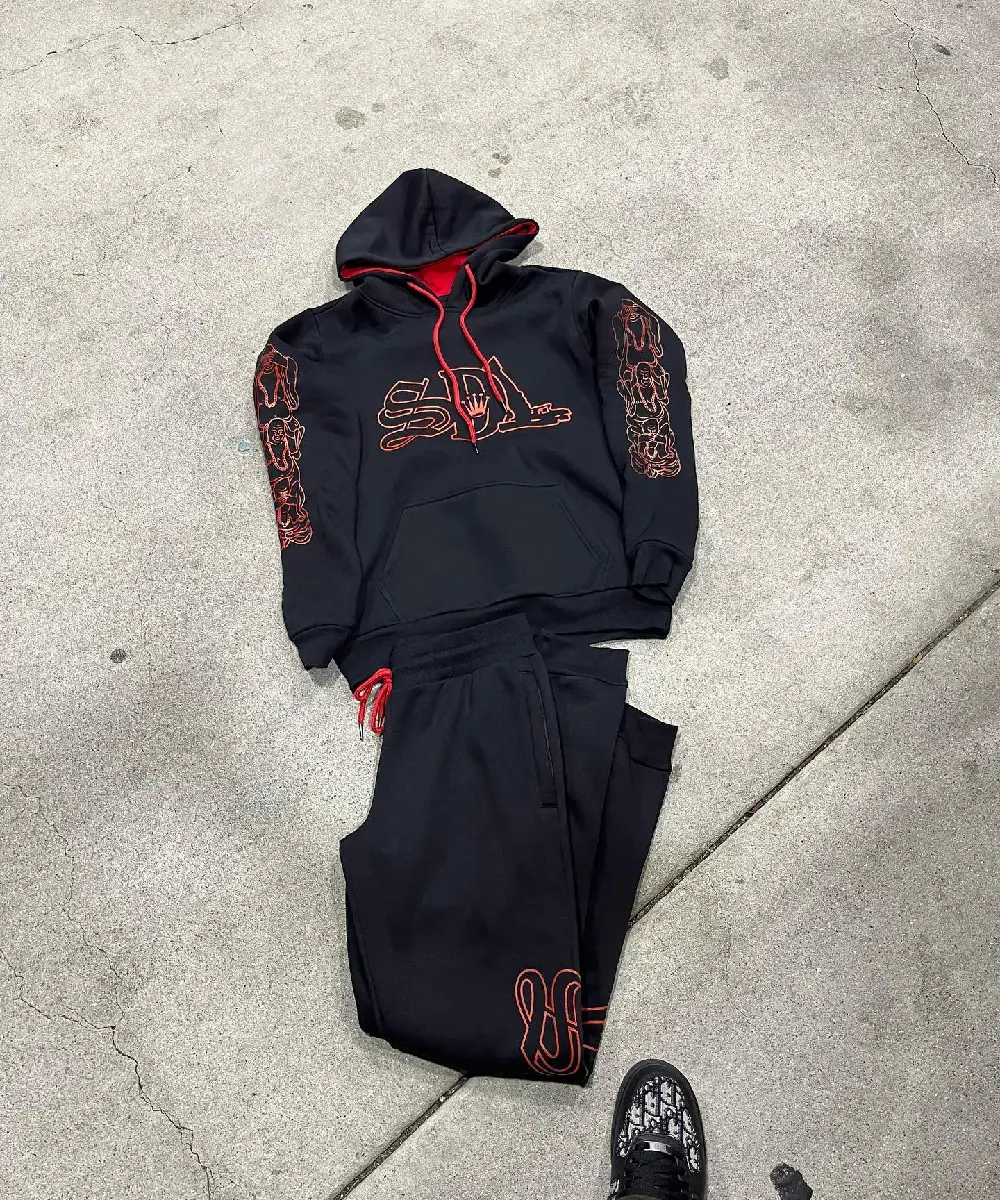 Black Sdl Tracksuit